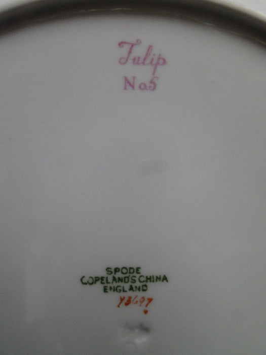 Spode Y3697, Blue, Flowers: Dinner Plate, #5 Tulip, 10 3/4"