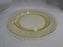 Fostoria June Topaz / Yellow, Ribbon & Bows: Salad Plate, 7 1/2"