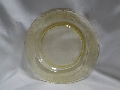 Fostoria June Topaz / Yellow, Ribbon & Bows: Salad Plate, 7 1/2"
