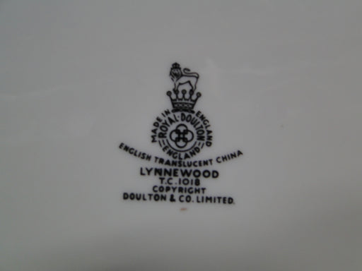 Royal Doulton Lynnewood, Leaves, Brown Edge: 6 1/8" Saucer Only, No Cup