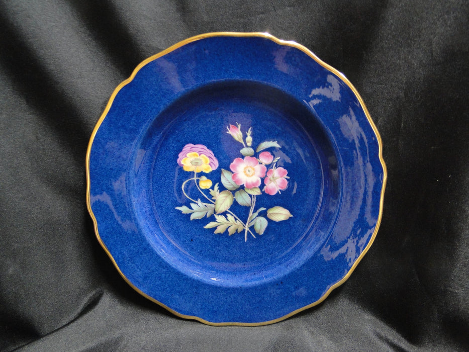 Spode Y3697, Blue, Flowers: Salad Plate, #9 Wild Rose, 9 1/8"