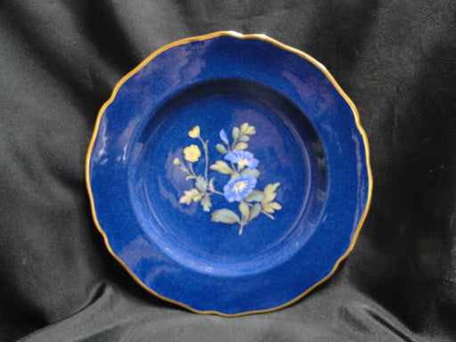 Spode Y3697, Blue, Flowers: Salad Plate, #2 Convolvulus, 9 1/8"