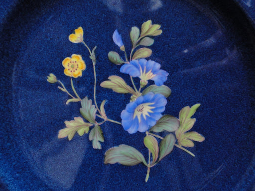 Spode Y3697, Blue, Flowers: Salad Plate, #2 Convolvulus, 9 1/8"