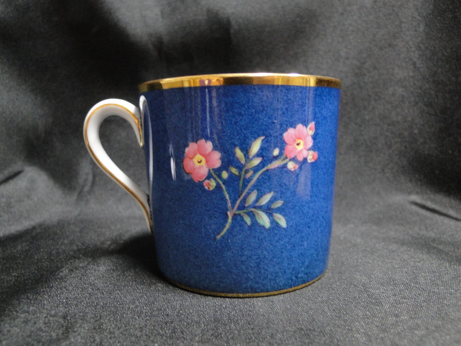 Spode Y3697, Blue, Flowers: Yellow & Blue Demitasse Cup & Saucer Set (s), 2 1/2"