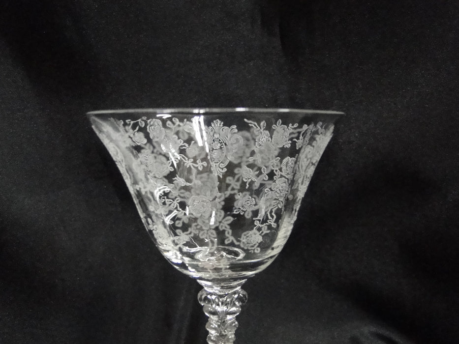 Cambridge Rose Point Clear 3121: Liquor Cocktail (s), 6" Tall