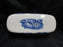 Staffordshire Liberty Blue, Blue & White Scene: Butter Dish Lid Only, Discolored