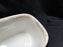 Staffordshire Liberty Blue, Blue & White Scene: Butter Dish Lid Only, Discolored