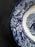 Staffordshire Liberty Blue, Blue & White Scene: Oval Platter, 14" x 11 1/4"