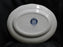 Staffordshire Liberty Blue, Blue & White Scene: Oval Platter, 14" x 11 1/4"