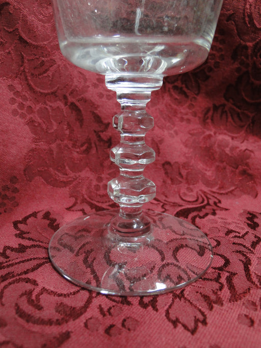 Tiffin Franciscan Mayflower, 17301: Etched Laurel Water or Wine Goblet 6 1/4"