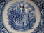 Staffordshire Liberty Blue, Blue & White Scene: Cup & Saucer Set (s), 2 5/8"