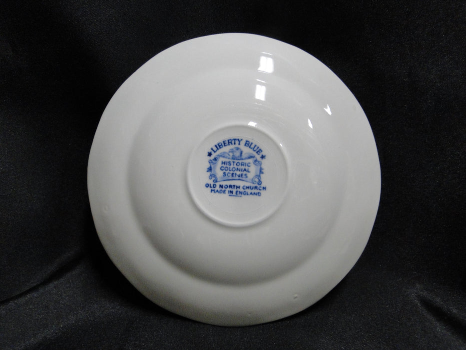 Staffordshire Liberty Blue, Blue & White Scene: Cup & Saucer Set (s), 2 5/8"