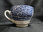 Staffordshire Liberty Blue, Blue & White Scene: Cup & Saucer Set (s), 2 5/8"
