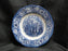 Staffordshire Liberty Blue, Blue & White Scene: Salad Plate (s), 7"