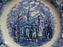 Staffordshire Liberty Blue, Blue & White Scene: Salad Plate (s), 7"