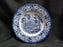 Staffordshire Liberty Blue, Blue & White Scene: Bread Plate, 6"