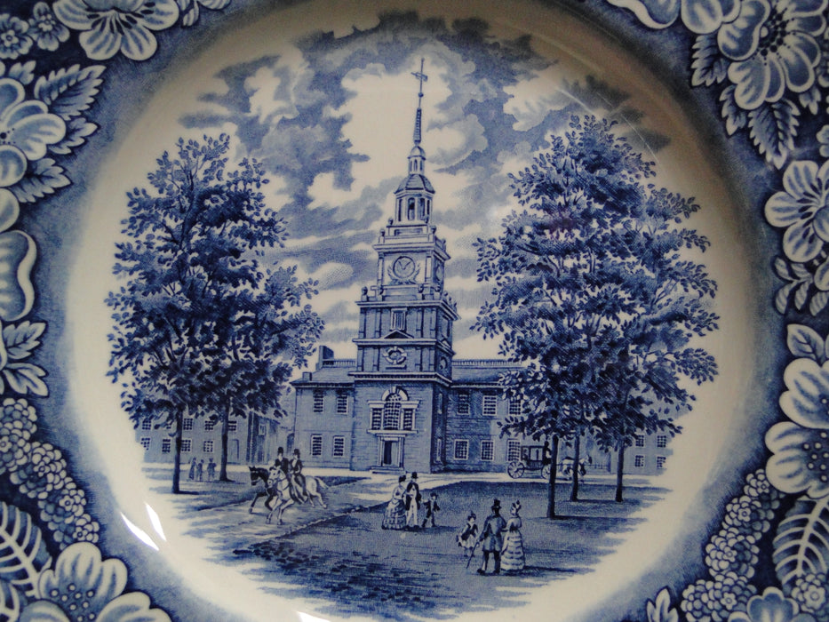 Staffordshire Liberty Blue, Blue & White Scene: Dinner Plate (s), 10"
