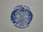 Staffordshire Liberty Blue, Blue & White Scene: Dinner Plate (s), 10"
