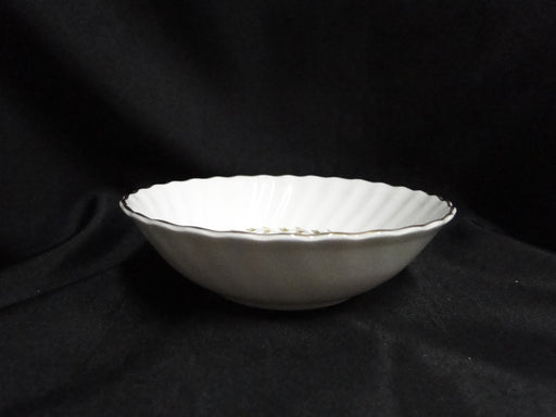 Royal Doulton Adrian, White, Gold Laurel, Swirl Rim: Fruit Bowl (s), 5 1/4"