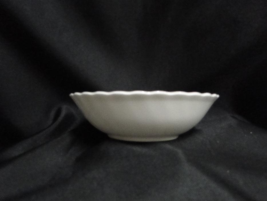 Royal Doulton Adrian, White, Gold Laurel, Swirl Rim: Fruit Bowl (s), 5 1/4"