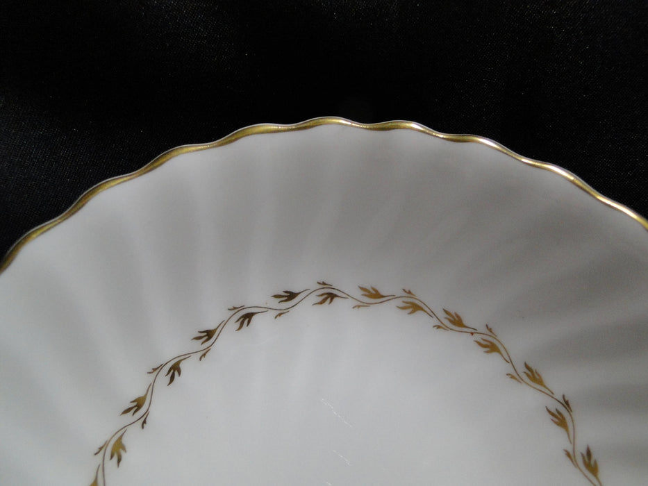Royal Doulton Adrian, White, Gold Laurel, Swirl Rim: Fruit Bowl (s), 5 1/4"