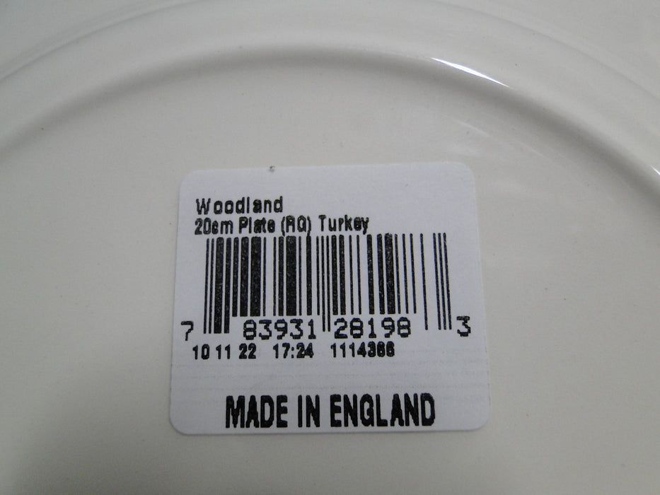Spode Woodland Turkey Game Bird, England: NEW Salad Plate (s), 7 3/4", Box