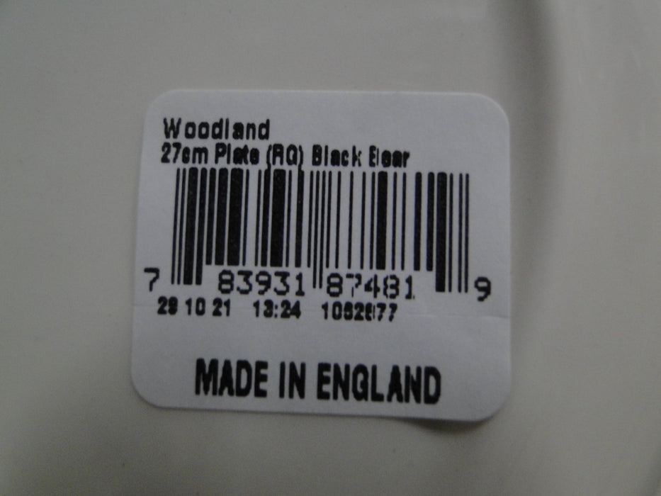 Spode Woodland Black Bear, England: NEW Dinner Plate (s), 10 1/2", Box