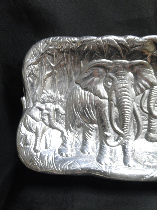 Arthur Court Elephants: Rectangular Buffet Tray, 19 1/4" x 6 1/8"