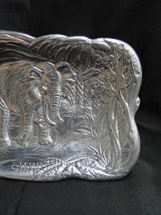 Arthur Court Elephants: Rectangular Buffet Tray, 19 1/4" x 6 1/8"