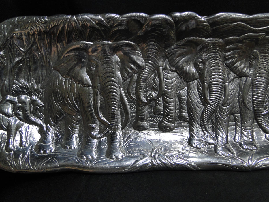 Arthur Court Elephants: Rectangular Buffet Tray, 19 1/4" x 6 1/8"
