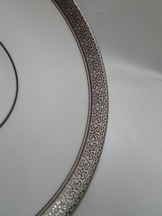 Waterford Newgrange Platinum, Encrusted Rim: Cup & Saucer Set (s), 3 1/8"