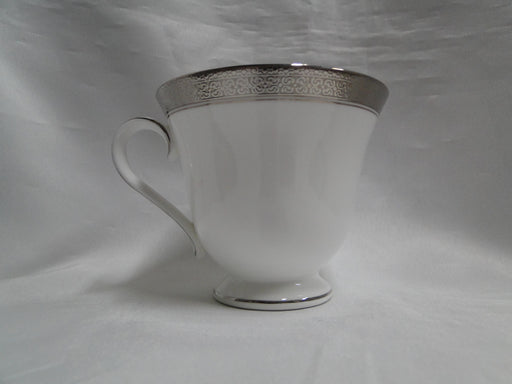 Waterford Newgrange Platinum, Encrusted Rim: Cup & Saucer Set (s), 3 1/8"