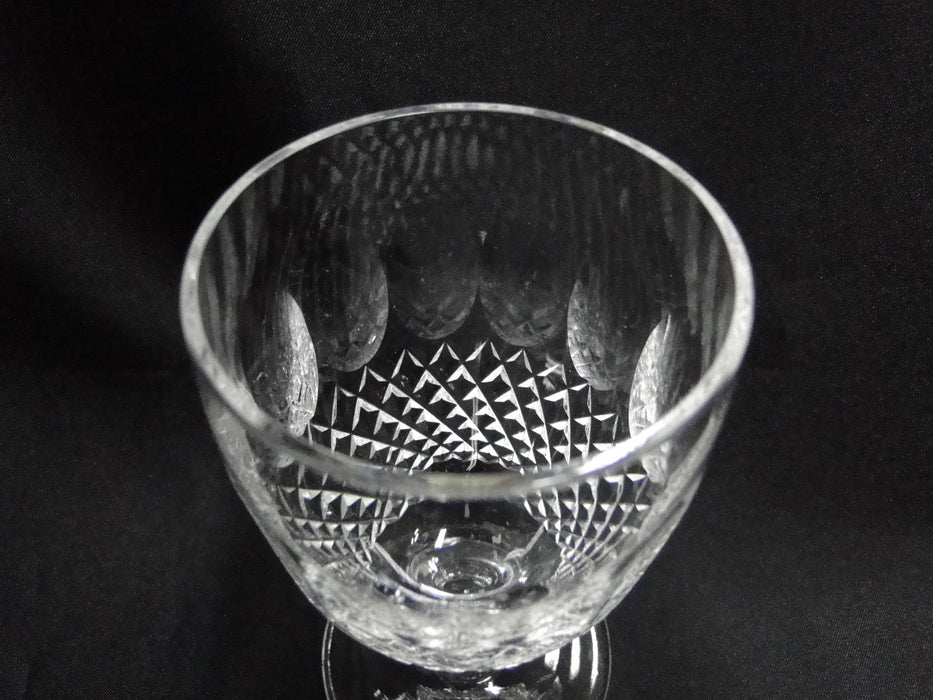 Waterford Crystal Colleen Cut Short Stem Claret Wine Glasses 4 3/4