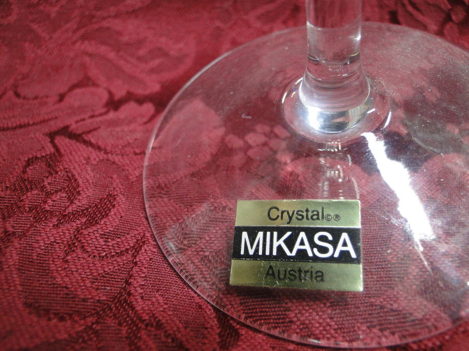 Mikasa Crystal Radiance: Water or Wine Goblet (s), 8 7/8" Tall
