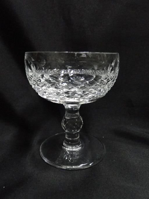Waterford Crystal Colleen, Short Stem, Thumbprints: Champagne/Sherbet (s) 4 3/8"