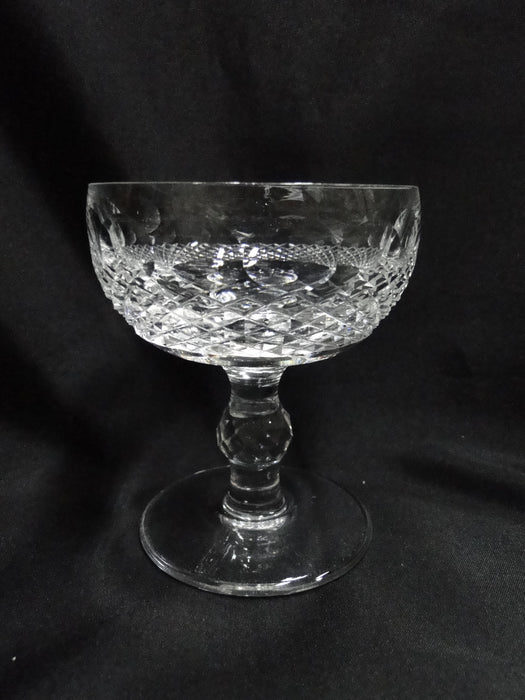 Waterford Crystal Colleen, Short Stem, Thumbprints: Champagne/Sherbet (s) 4 3/8"