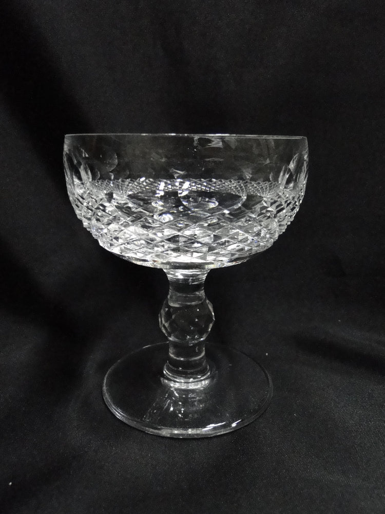 Waterford Crystal Colleen, Short Stem, Thumbprints: Champagne/Sherbet (s) 4 3/8"