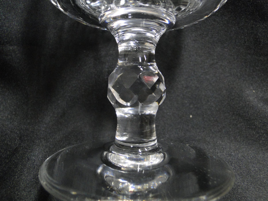 Waterford Crystal Colleen, Short Stem, Thumbprints: Champagne/Sherbet (s) 4 3/8"