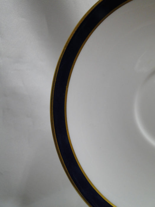 Spode Consul Cobalt, Blue Band & Gold on White: Cup & Saucer Set (s), 2 3/4"