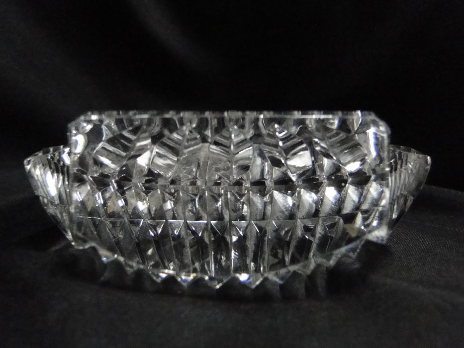 Waterford Crystal Paperweight: Clear Shell w/ Cut Ridges, 4 3/4", As Is