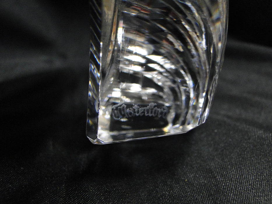 Waterford Crystal Paperweight: Clear Shell w/ Cut Ridges, 4 3/4", As Is