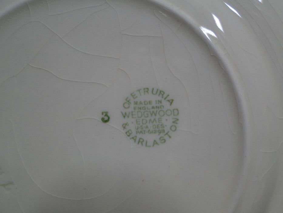 Wedgwood Edme, Ribbed Rim, Off White: Bread Plate (s), 6 1/4", Crazing