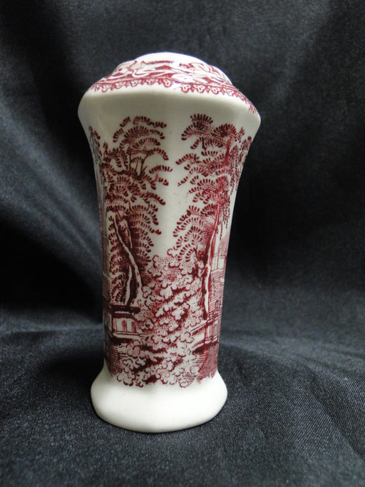 Mason's Vista Pink, Transferware: Salt OR Pepper Shaker 3", 7 Small Hole Crazing