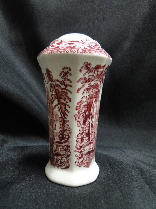 Mason's Vista Pink, Transferware: Salt OR Pepper Shaker 3", 7 Small Hole Crazing