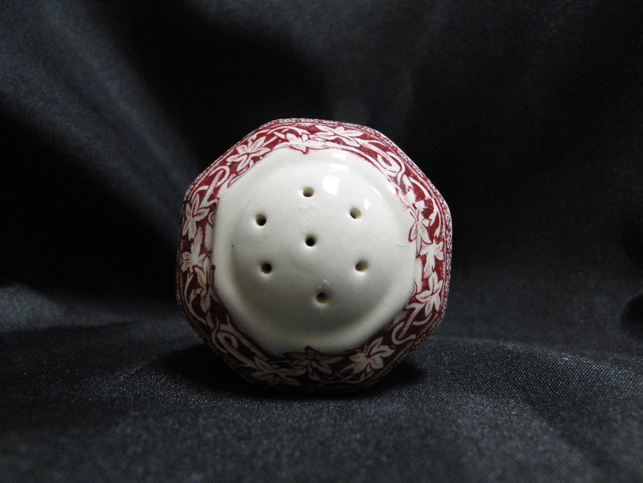 Mason's Vista Pink, Transferware: Salt OR Pepper Shaker 3", 7 Small Hole Crazing
