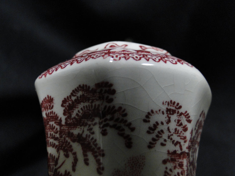 Mason's Vista Pink, Transferware: Salt OR Pepper Shaker 3", 7 Small Hole Crazing