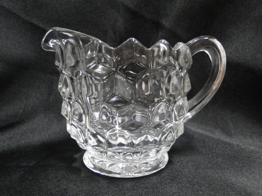 Fostoria American Clear: Creamer, 2 7/8" D, 2 3/4" Tall