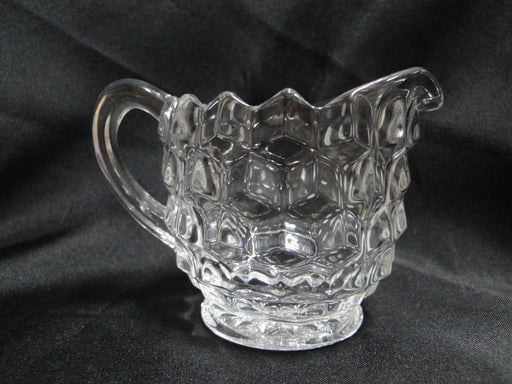 Fostoria American Clear: Creamer, 2 7/8" D, 2 3/4" Tall
