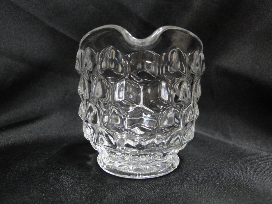 Fostoria American Clear: Creamer, 2 7/8" D, 2 3/4" Tall