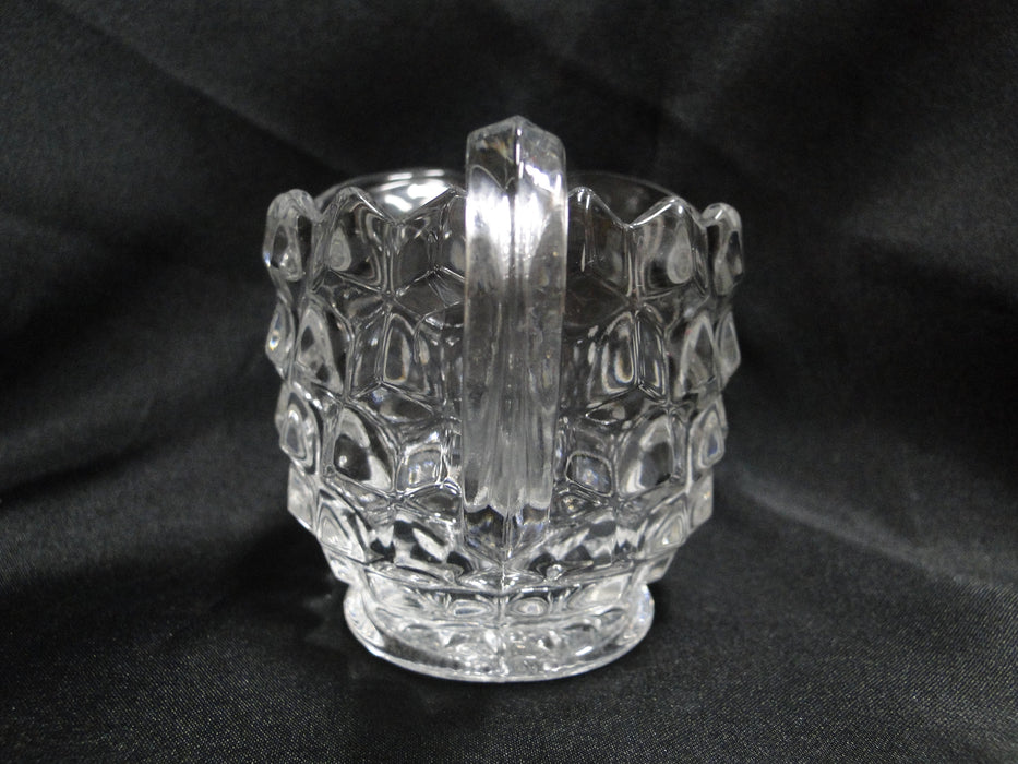 Fostoria American Clear: Creamer, 2 7/8" D, 2 3/4" Tall